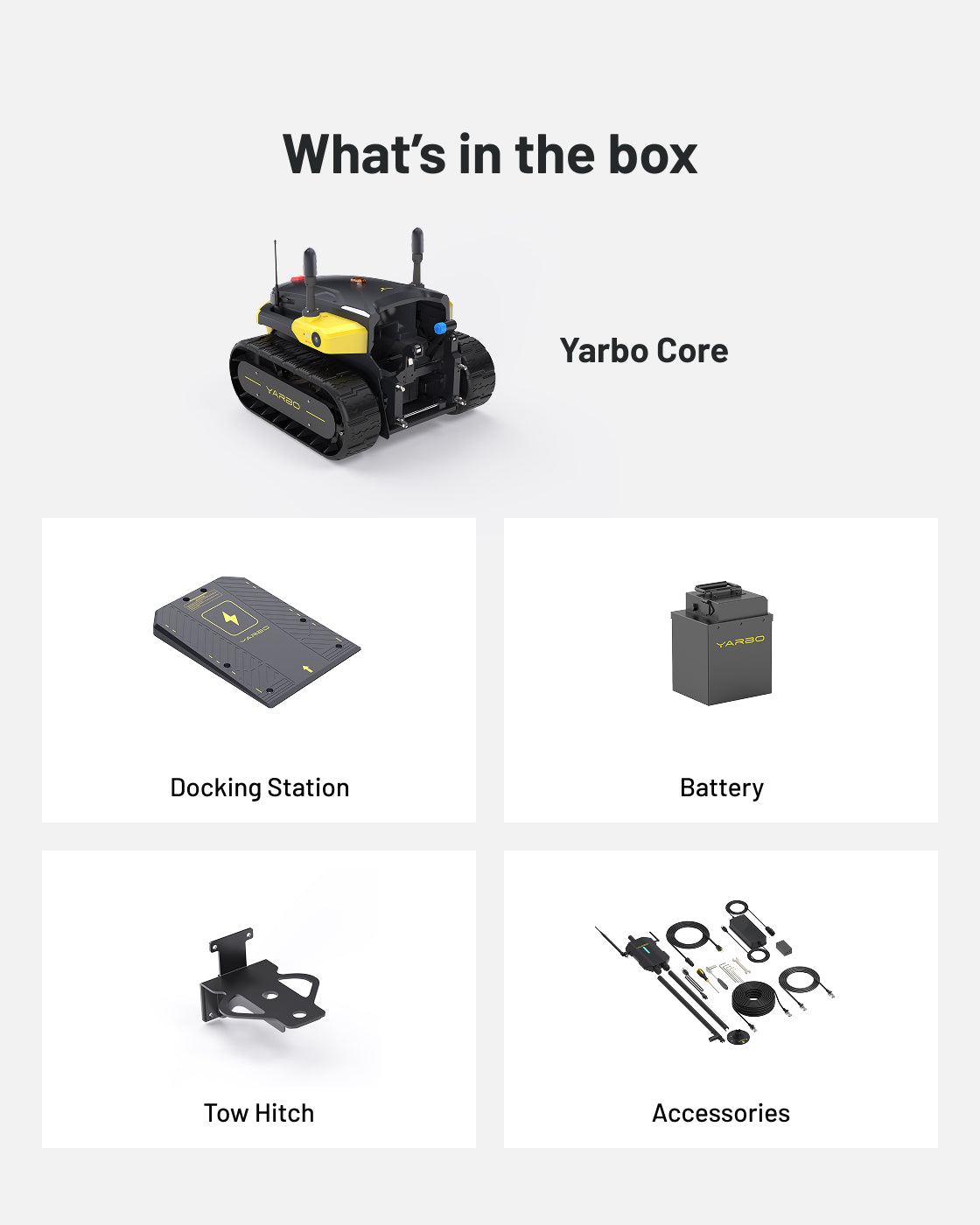 Yarbo Y40 Core robot da giardino modulo base