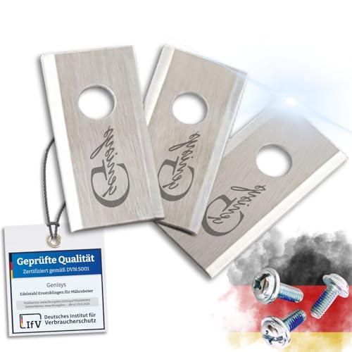 Genisys Acciaio Inox Lame Eufy E15 E18 9 pezzi
