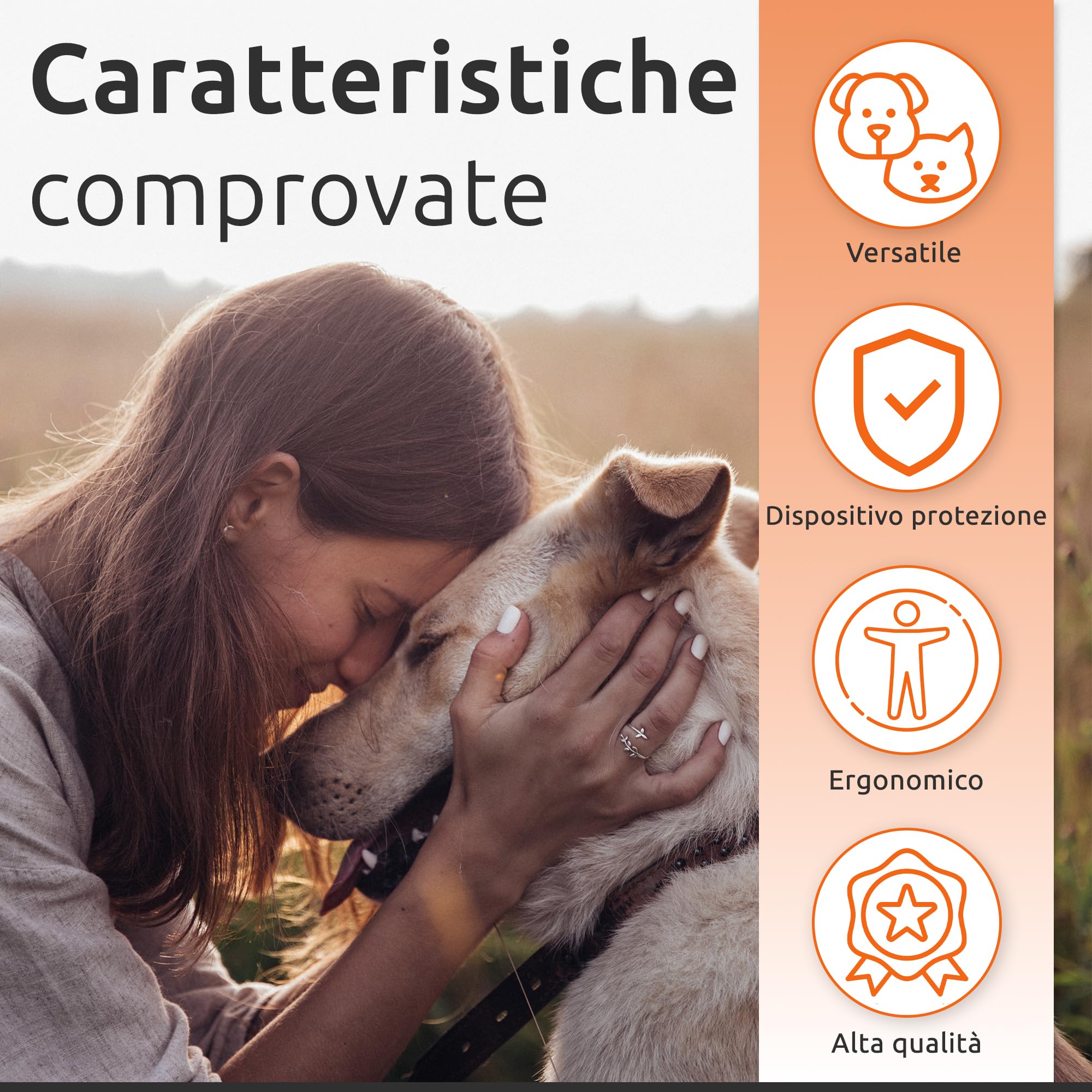 ECENCE Tagliaunghie Cani Gatti Acciaio Inox con Lima Sicurezza