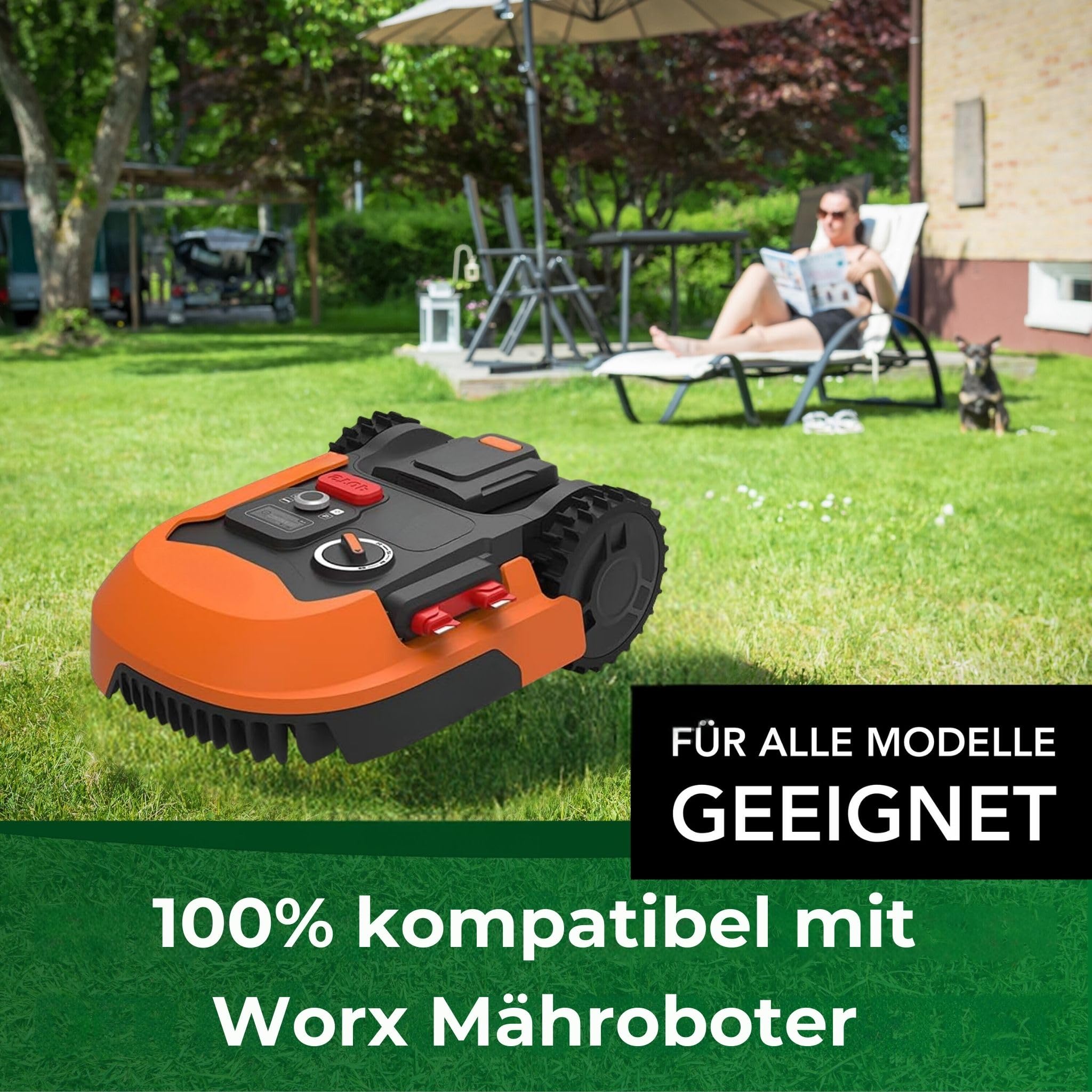 GENISYS Lame Ricambio Worx Landroid 1 Foro 0,9 mm 30 Pezzi HQ