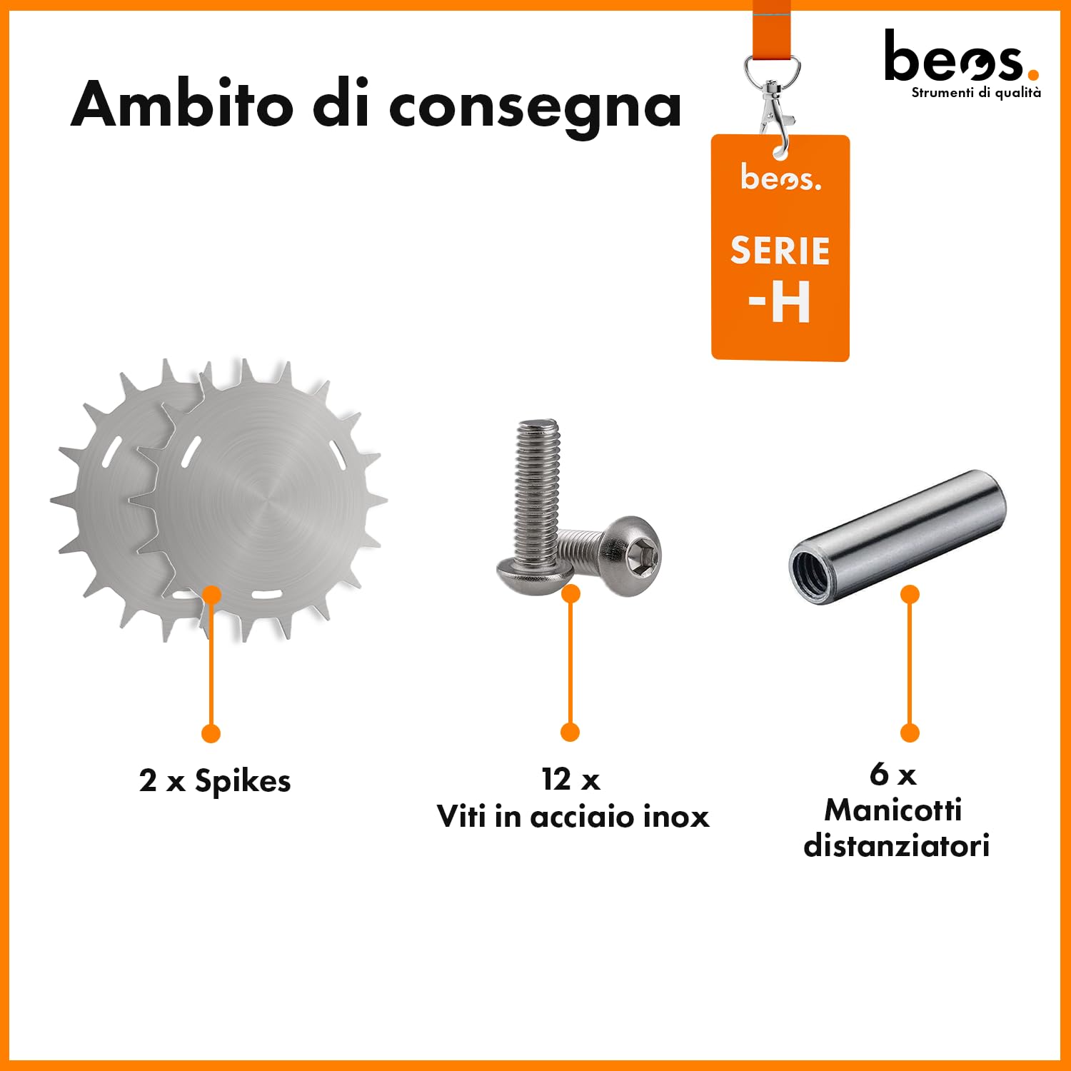 BEOS Punte Trazione Inox Navimow Serie H Antiscivolo