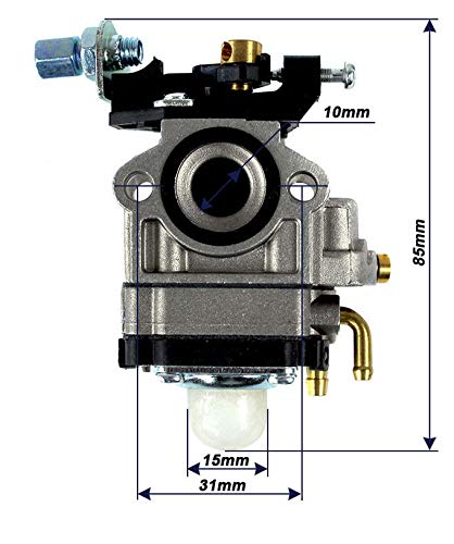 Sunseeker Elite Carburatore Decespugliatore per Scheppach MFH 3300-4P