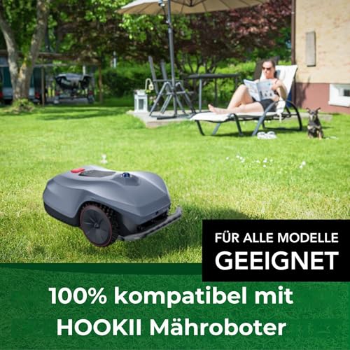 Genisys LongLife HQ2026 lame robot Hookii Neomow inox 10 pz