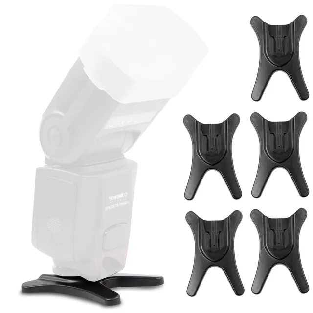 ECENCE Supporto Flash Slitta ISO 1/4 Pollici 5 Pezzi Filettatura