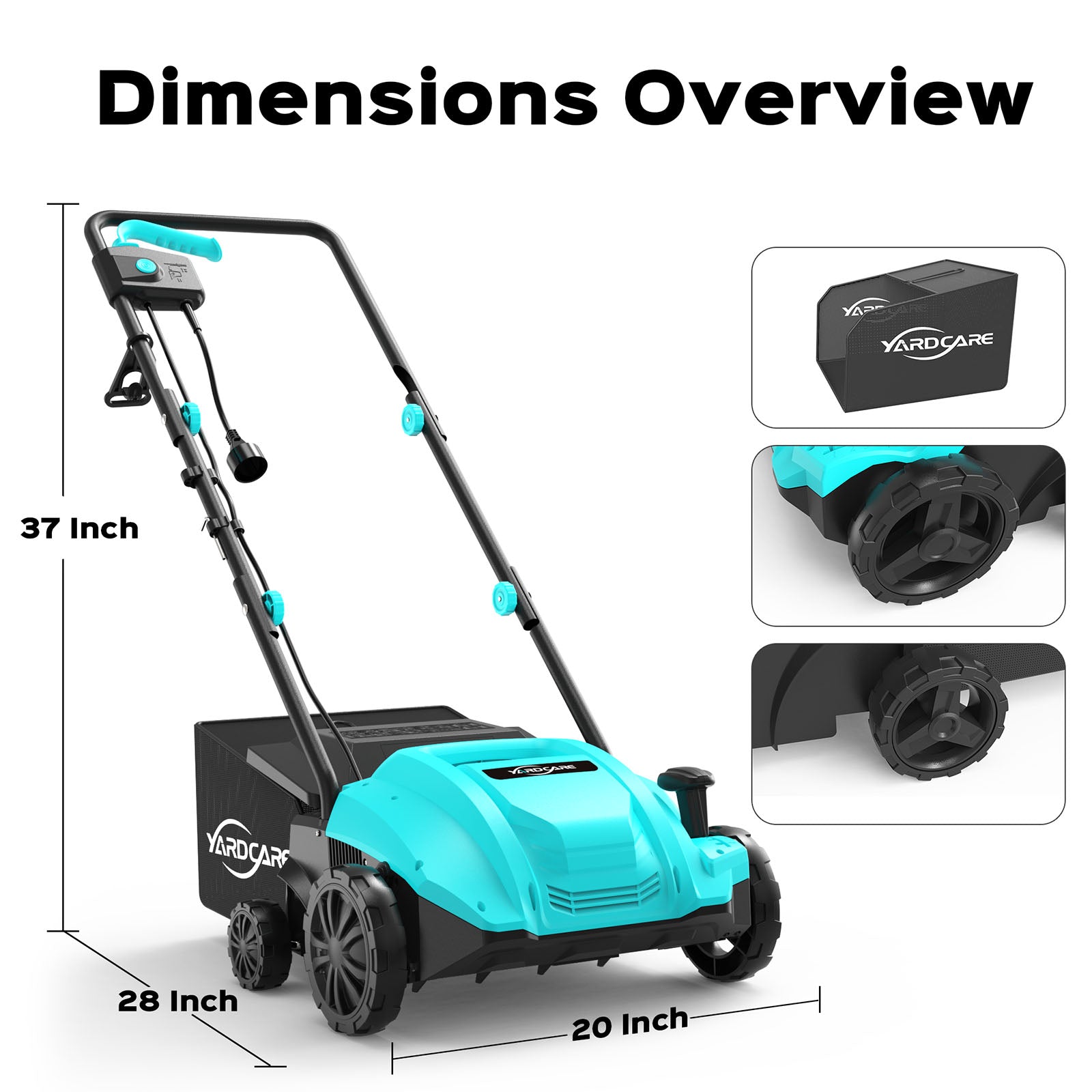 Yardcare 13 2-in-1 arieggiatore scarificatore 12A
