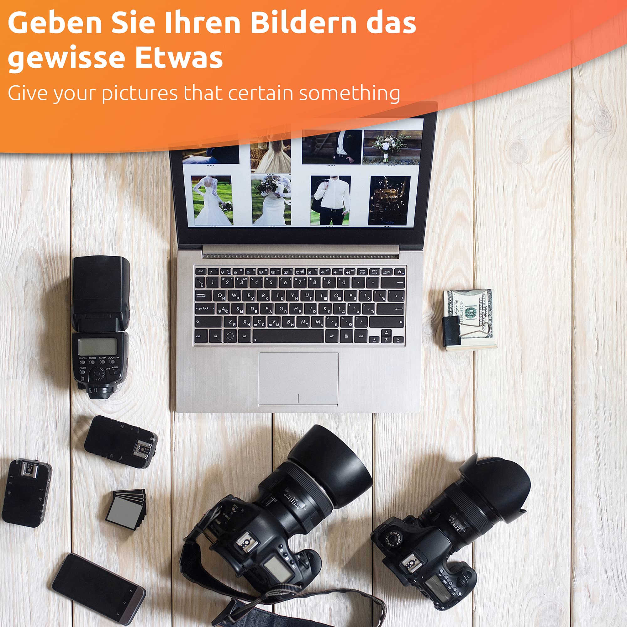 ECENCE Supporto Flash 1/4 Slitta ISO per Treppiede