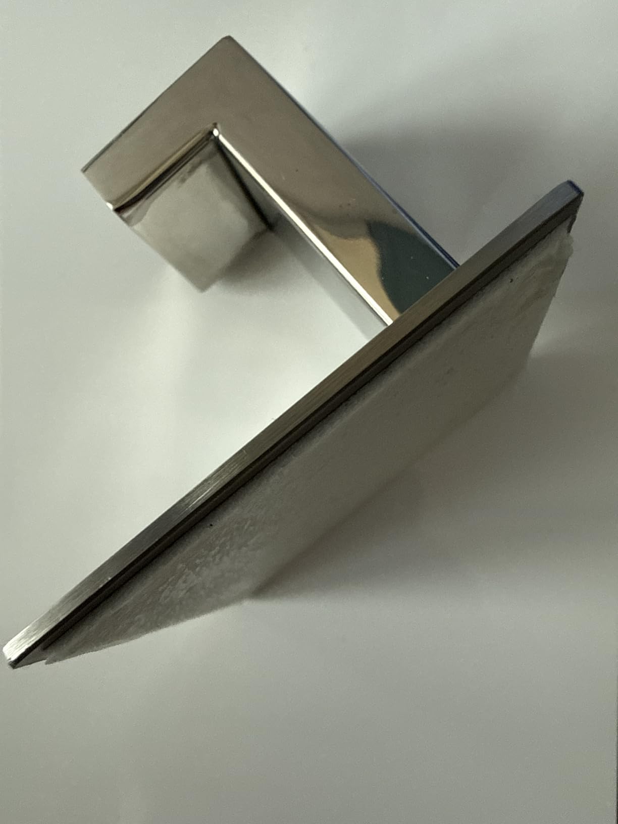 ECENCE Ganci Adesivi Acciaio Inox Cromo 2 Pezzi Antiruggine