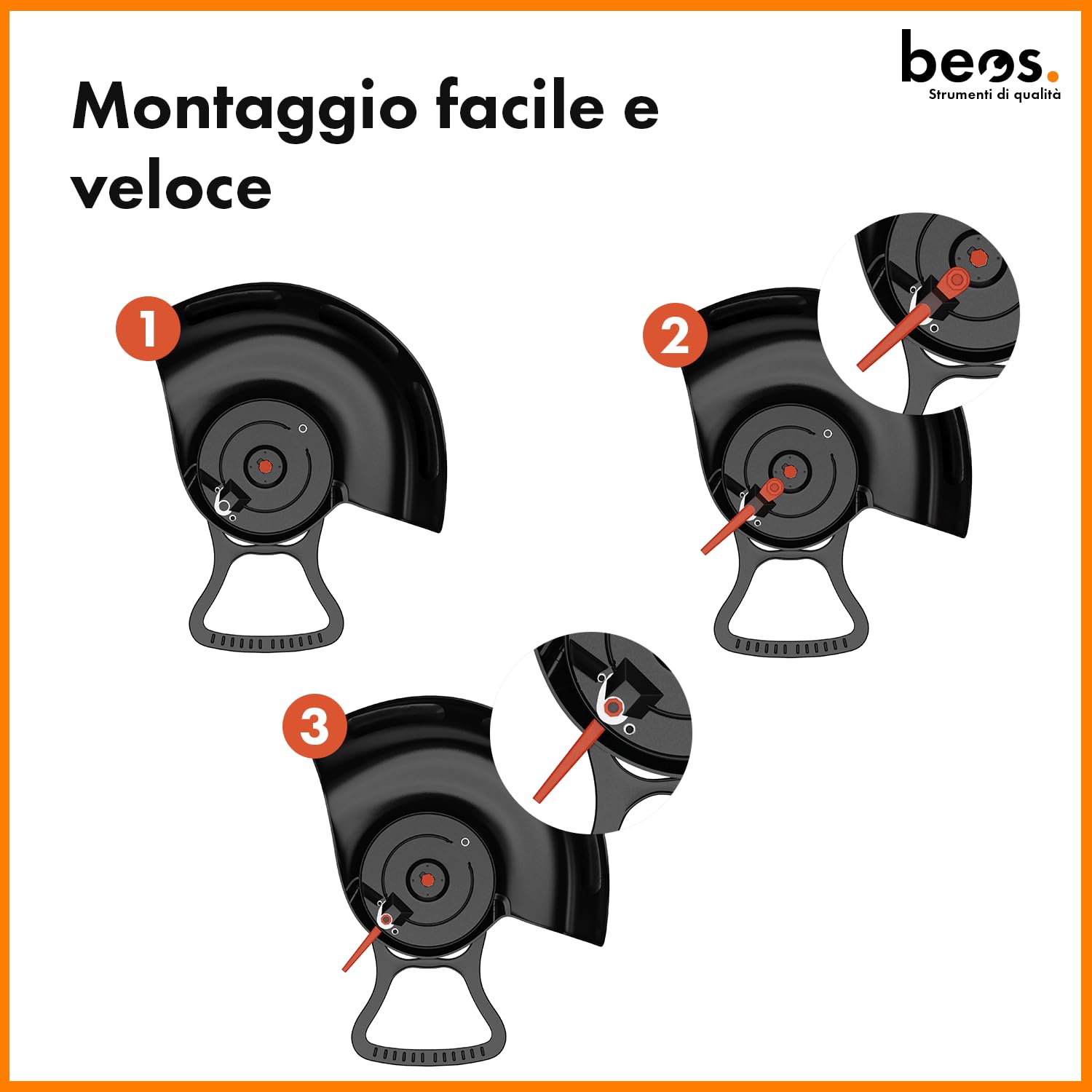 BEOS Lame Ricambio Gardena Plastica 100 Pezzi Taglio Preciso