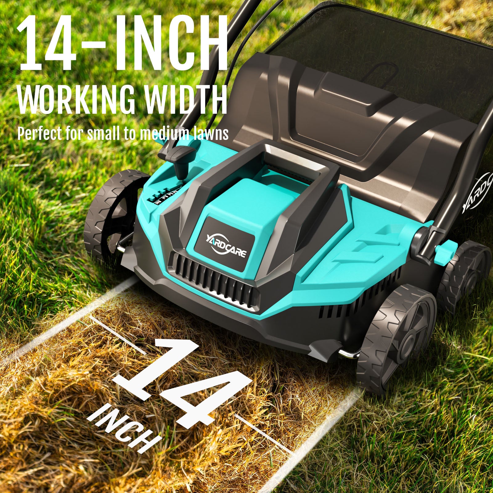 Yardcare Arieggiatore Scarificatore 2in1 14" con Sacco