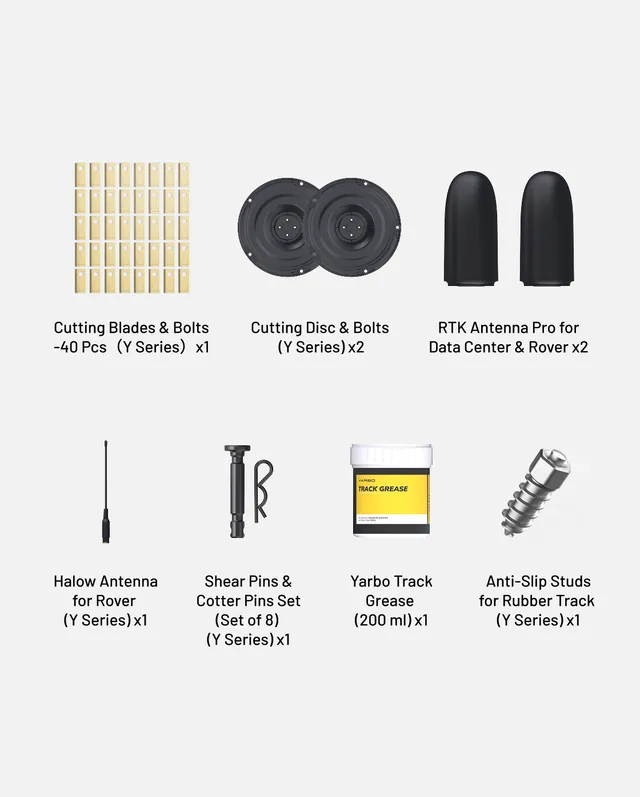 Yarbo Y Series kit accessori 4 stagioni tosaerba