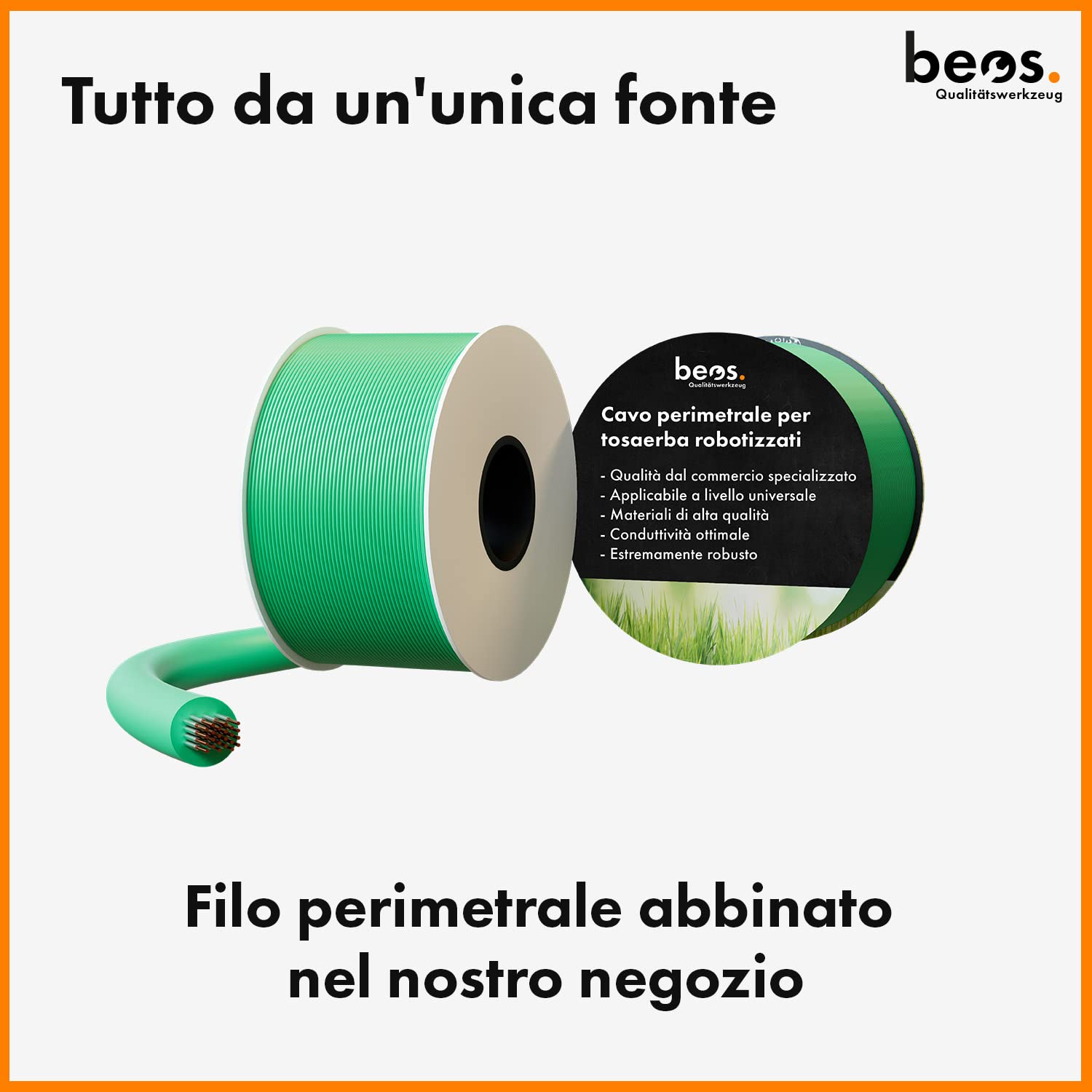 BEOS Connettori a Saldare 20x Cavo Perimetrale Robot Tosaerba Stagni