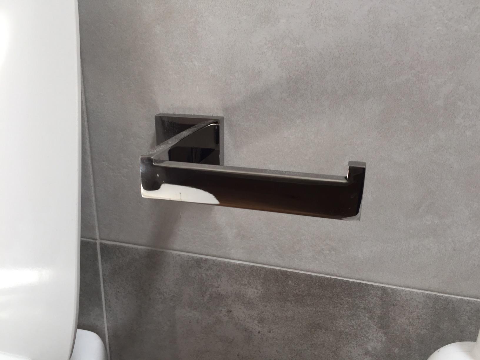 ECENCE portarotolo carta igienica acciaio inox nero opaco