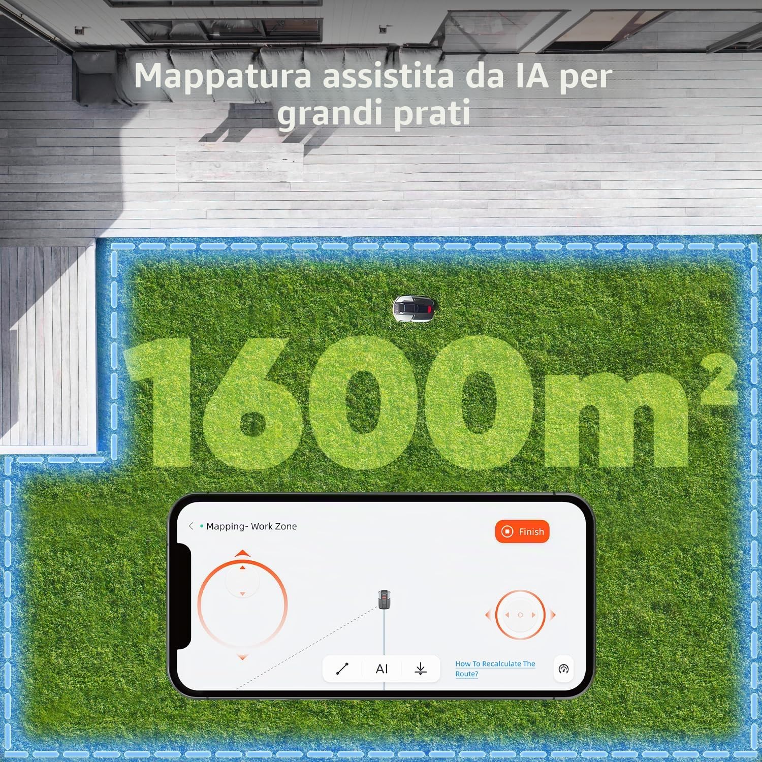 Sunseeker Elite S5 AWD robot rasaerba 1600 m² senza filo
