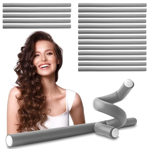 Ecence Bigodini Flessibili Senza Calore Grigio 20 pz 14x240 mm