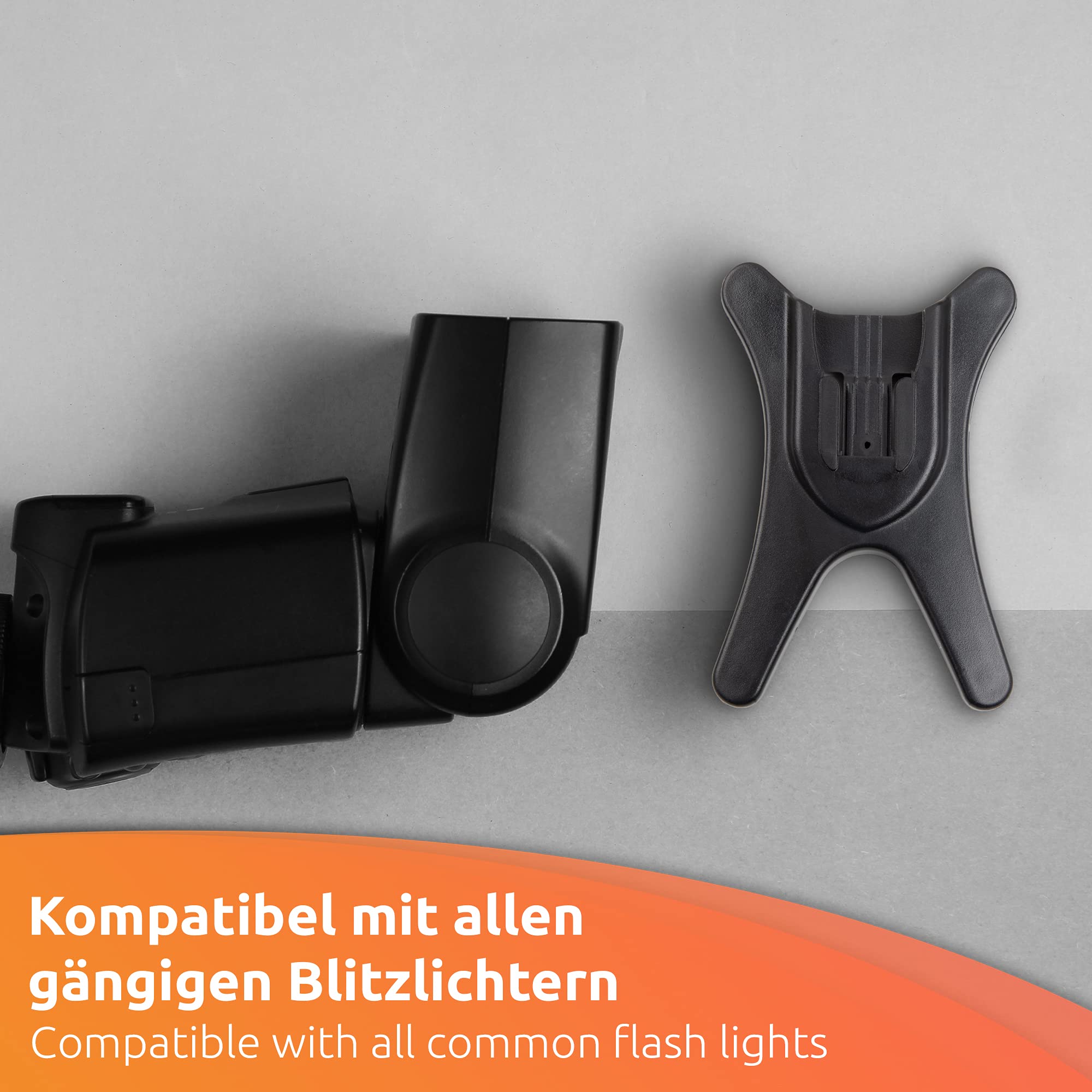 ECENCE Supporto Flash 1/4 Slitta ISO per Treppiede