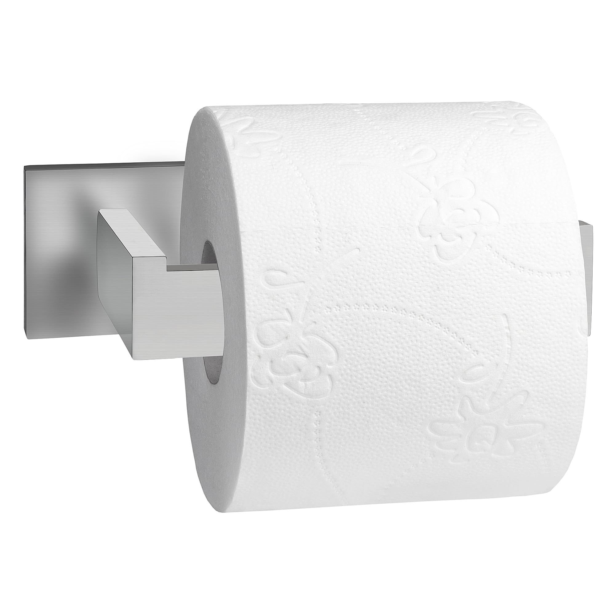 Ecence set portarotolo e portasciugamani inox quadrato