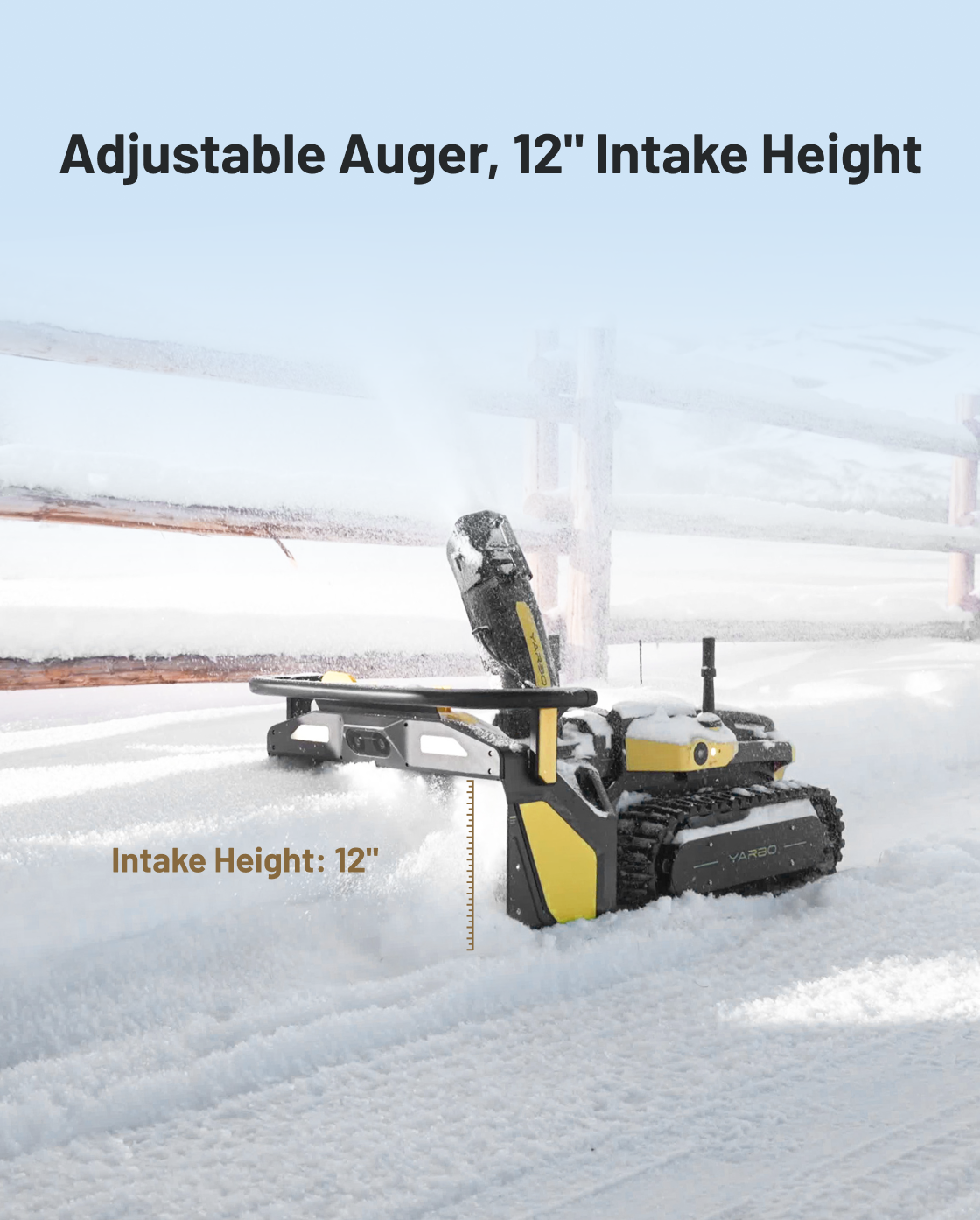 Yarbo Y40 Core Robot Spazzaneve Autonomo 24 Pollici 2 Stadi